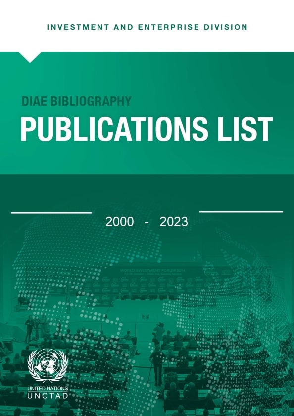 Investment and Enterprise Division Publication List cover